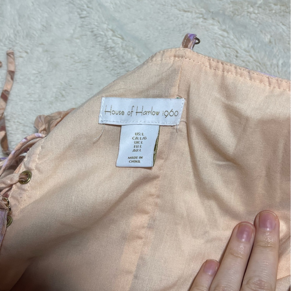 House of Harlow 1960 Revolve Linen Dress - Picture 9 of 14